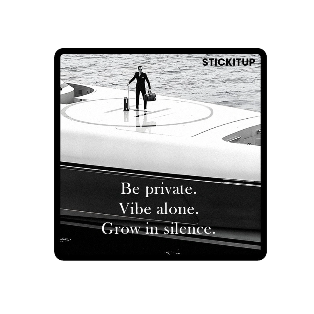 Be Private Sticker